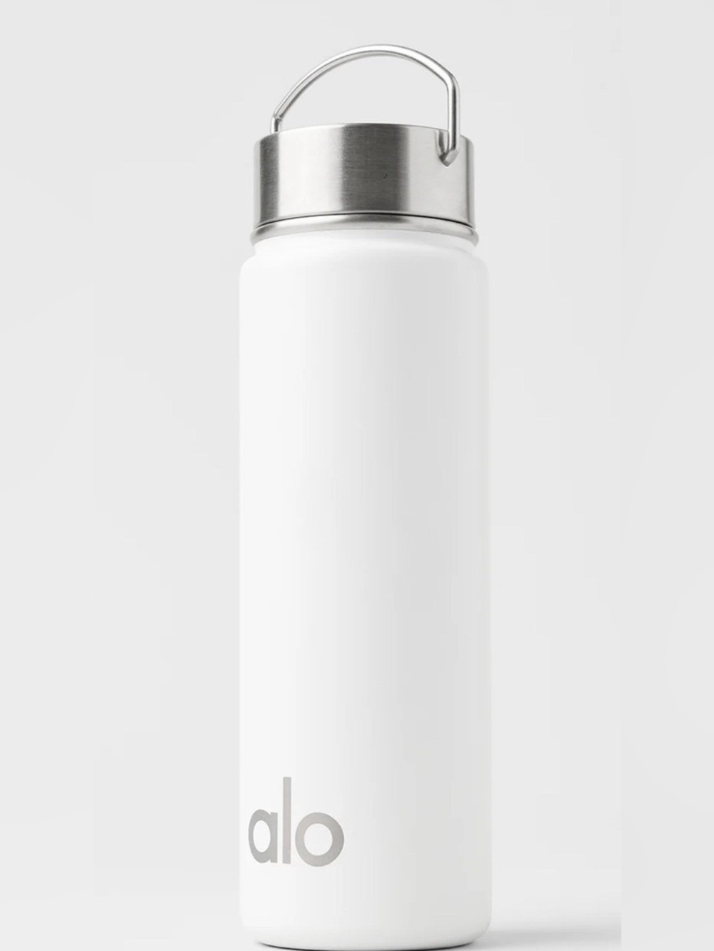 ALO Yoga White Stainless Steel Water Bottle - Picture 2 of 3